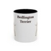 11oz Bedlington Terrier Mug, Vintage Dog Portrait Coffee Mug, Dog Lover Gift