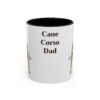 11oz Cane Corso Dog Dad Mug, Vintage Sketch Coffee Mug, Dog Dad Gift
