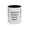 11oz American Hairless Terrier Dog Mom Mug, Vintage Sketch Coffee Mug, Dog Mom Gift