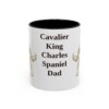 11oz Cavalier King Charles Spaniel Dog Dad Mug, Vintage Sketch Coffee Mug, Dog Dad Gift