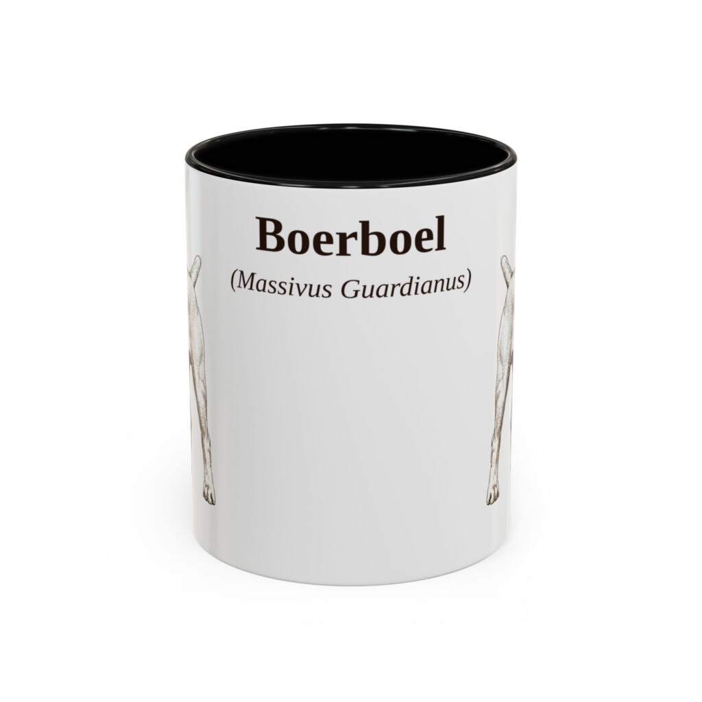 11oz Boerboel Latin Mug, Vintage Dog Coffee Mug, Dog Lover Gift