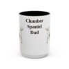15oz Clumber Spaniel Dog Dad Mug, Vintage Sketch Coffee Mug, Dog Dad Gift