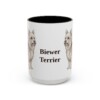 15oz Biewer Terrier Mug, Vintage Dog Portrait Coffee Mug, Dog Lover Gift