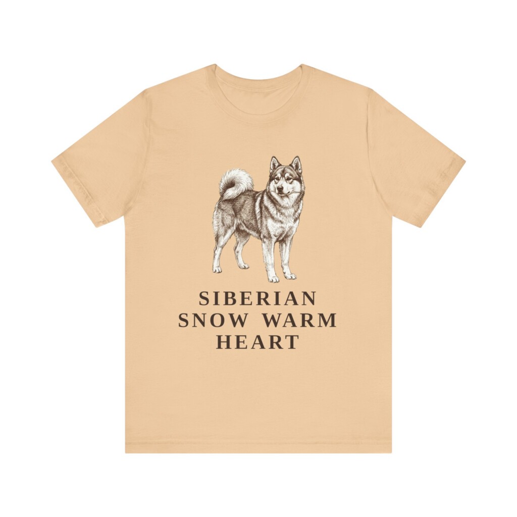Yakutian Laika Humor Shirt, Vintage Dog Sketch Tee, Dog Humor Gift