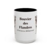 15oz Bouvier des Flandres Latin Mug, Vintage Dog Coffee Mug, Dog Lover Gift