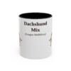 15338193795294097070_2048.jpeg 11oz Dachshund Mix Latin Mug, Vintage Dog Coffee Mug, Dog Lover Gift