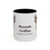11oz Brussels Griffon Latin Mug, Vintage Dog Coffee Mug, Dog Lover Gift