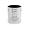 11oz German Wirehaired Pointer Mug, Illustrated Dog Breed Facts Coffee Mug, Vintage Dog Keepsake Gift