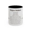 11oz Belgian Malinois Mug, Illustrated Dog Breed Facts Coffee Mug, Vintage Dog Keepsake Gift