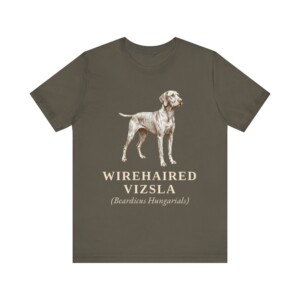 Wirehaired Vizsla Latin Shirt, Vintage Dog Sketch Tee, Dog Latin Gift