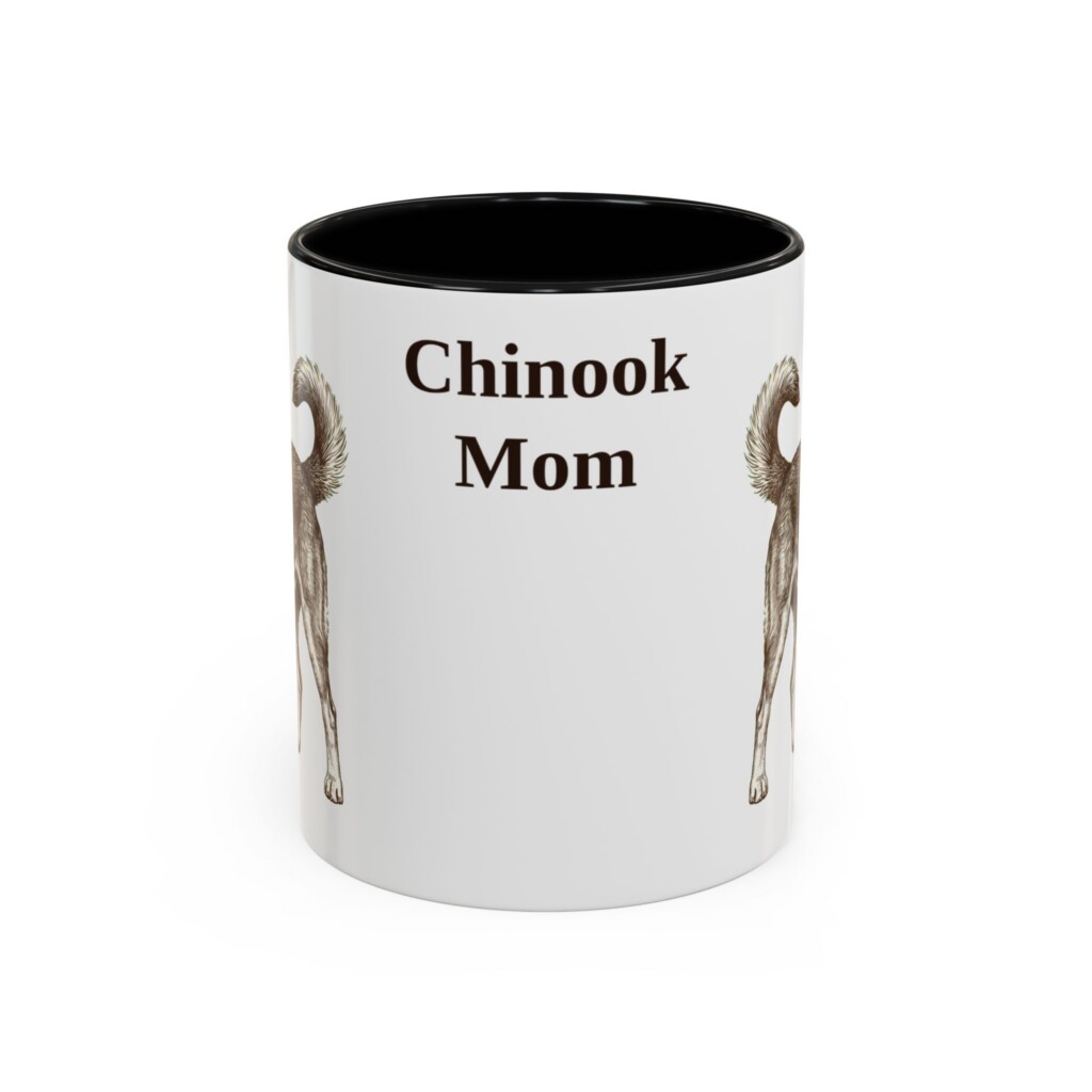 11oz Chinook Dog Mom Mug, Vintage Sketch Coffee Mug, Dog Mom Gift