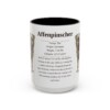 15551922267321080530_2048.jpeg 15oz Affenpinscher Mug, Illustrated Dog Breed Facts Coffee Mug, Vintage Dog Keepsake Gift