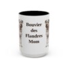 15oz Bouvier des Flandres Dog Mom Mug, Vintage Sketch Coffee Mug, Dog Mom Gift