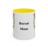 11oz Borzoi Dog Mom Mug, Vintage Sketch Coffee Mug, Dog Mom Gift
