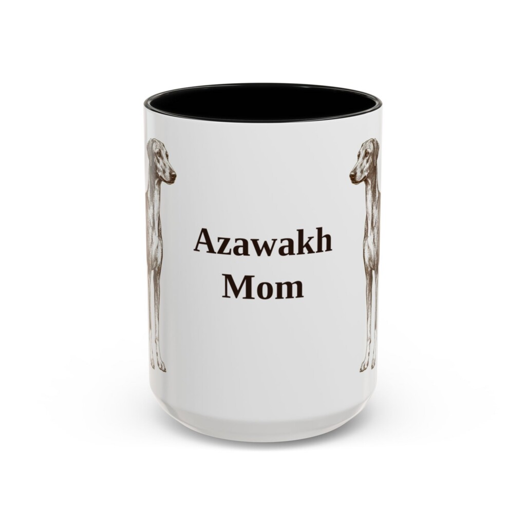 15667462141689628079_2048.jpeg 15oz Azawakh Dog Mom Mug, Vintage Sketch Coffee Mug, Dog Mom Gift