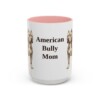 15oz American Bully Dog Mom Mug, Vintage Sketch Coffee Mug, Dog Mom Gift
