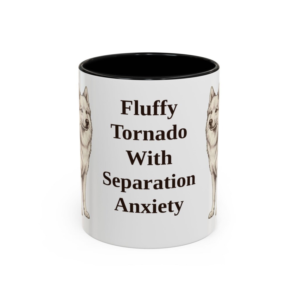 11oz Funny American Eskimo Dog Mug, Vintage Dog Coffee Mug, Dog Lover Gift
