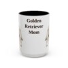 15856359601240886314_2048-1.jpeg 15oz Golden Retriever Dog Mom Mug, Vintage Sketch Coffee Mug, Dog Mom Gift