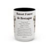 15oz Basset Fauve de Bretagne Mug, Illustrated Dog Breed Facts Coffee Mug, Vintage Dog Keepsake Gift