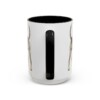 15oz Funny American English Coonhound Mug, Black, back view