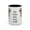 15oz Funny American English Coonhound Mug, Black, front view