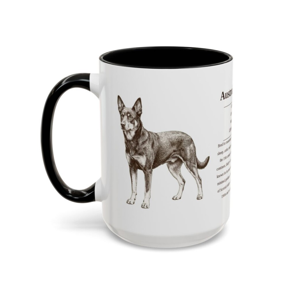 15oz-australian-kelpie-mug-writeup-black-left 15oz Australian Kelpie Mug, black, left side view