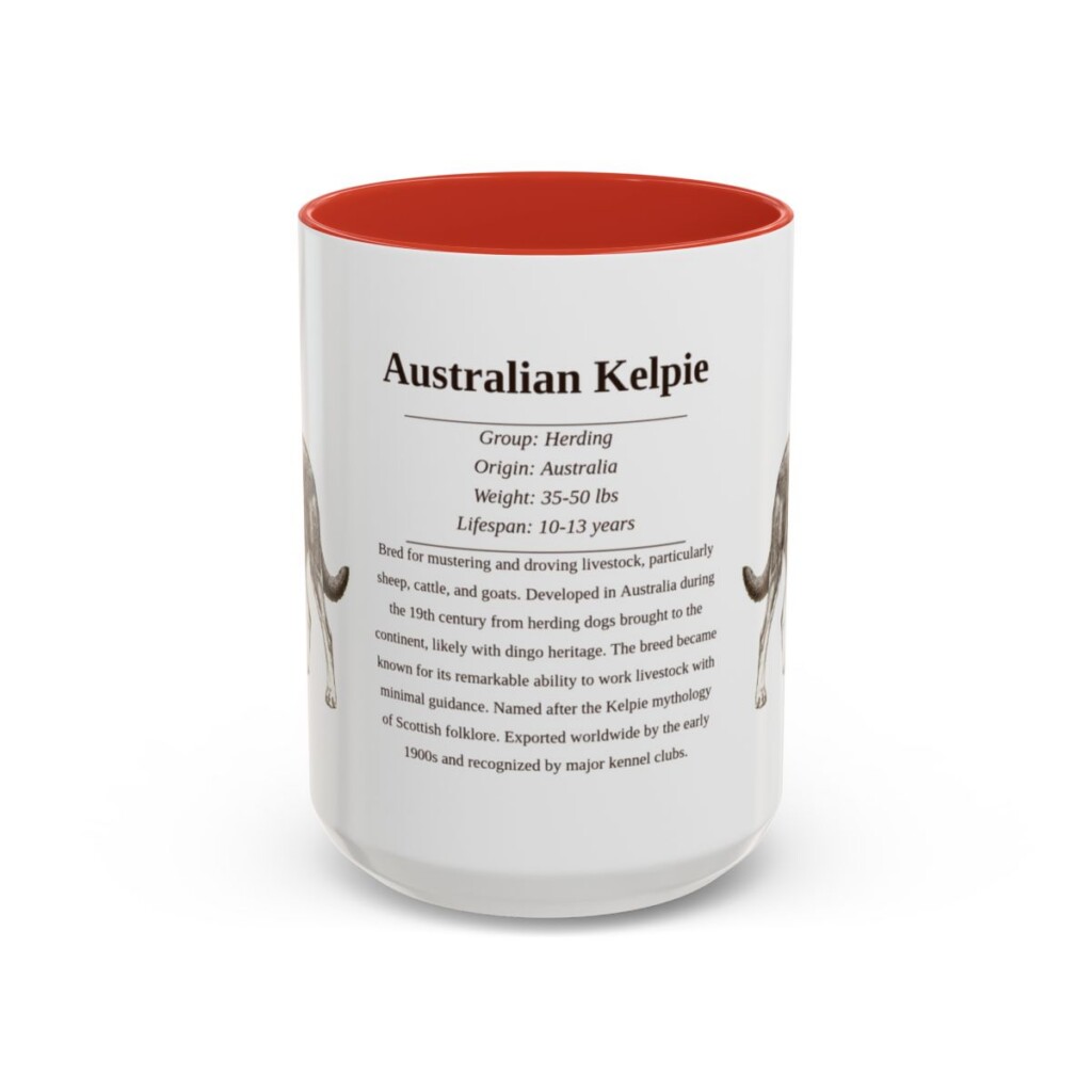 15oz-australian-kelpie-mug-writeup-red 15oz Australian Kelpie Mug, red handle