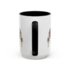 15oz Australian Shepherd Dog Mom Mug, Black, back view