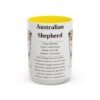 15oz-australian-shepherd-mug-writeup-yellow 15oz Australian Shepherd Mug, Yellow, front view