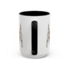 15oz Funny Australian Terrier Mug, Black, back view