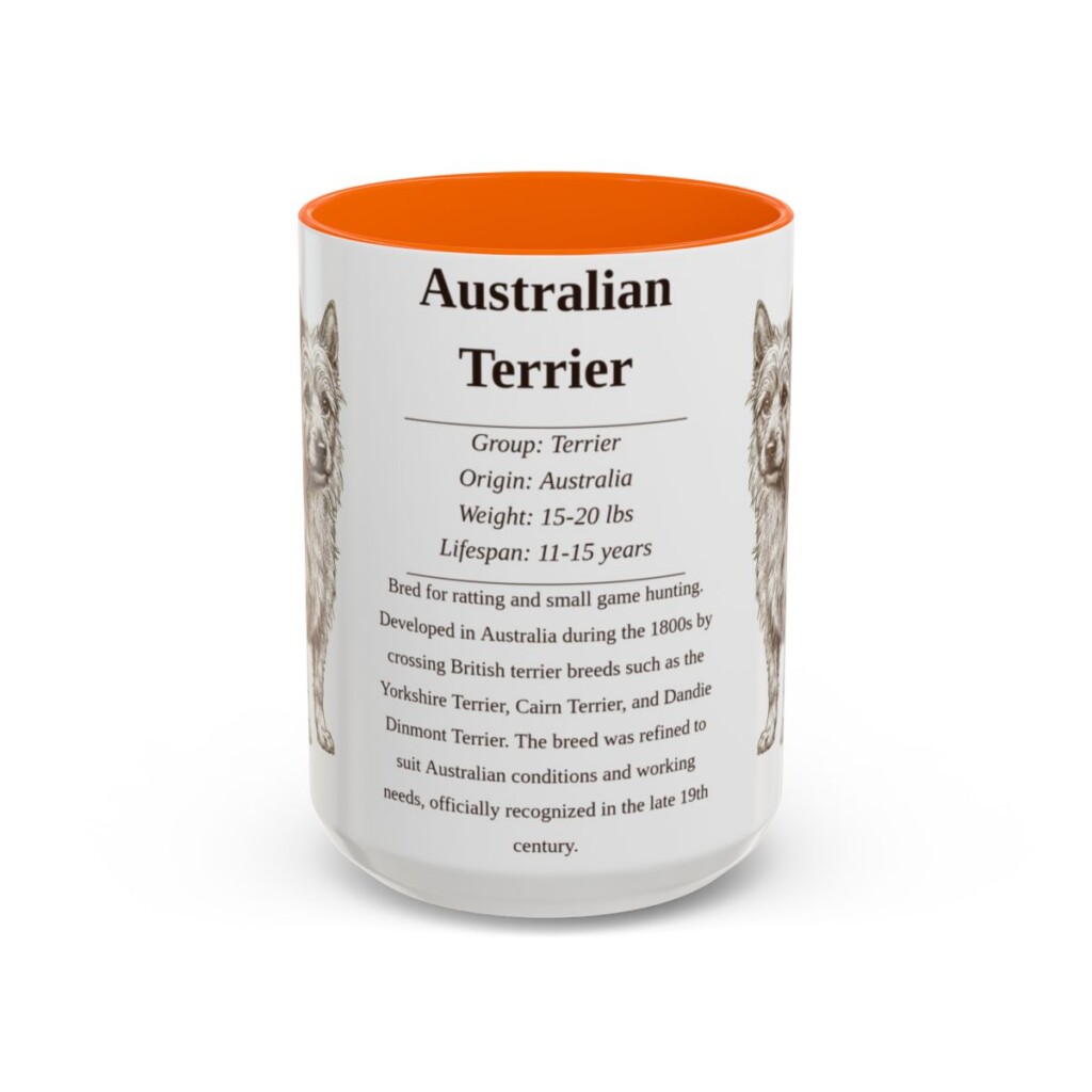 15oz-australian-terrier-mug-writeup-orange 15oz australian terrier mug, Orange