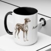 15oz-azawakh-mug-black-context-2 15oz Azawakh Mug, Black, lifestyle photo