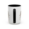 15oz Azawakh Dog Dad Mug, Black, back view