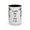15oz Funny Azawakh Mug, Black, front view