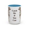 15oz Funny Azawakh Mug, Light Blue, front view