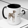 15oz-azawakh-mug-latin-black-context-2 15oz Azawakh Latin Mug, Black, lifestyle photo