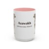 15oz-azawakh-mug-latin-pink 15oz Azawakh Latin Mug, Pink, front view