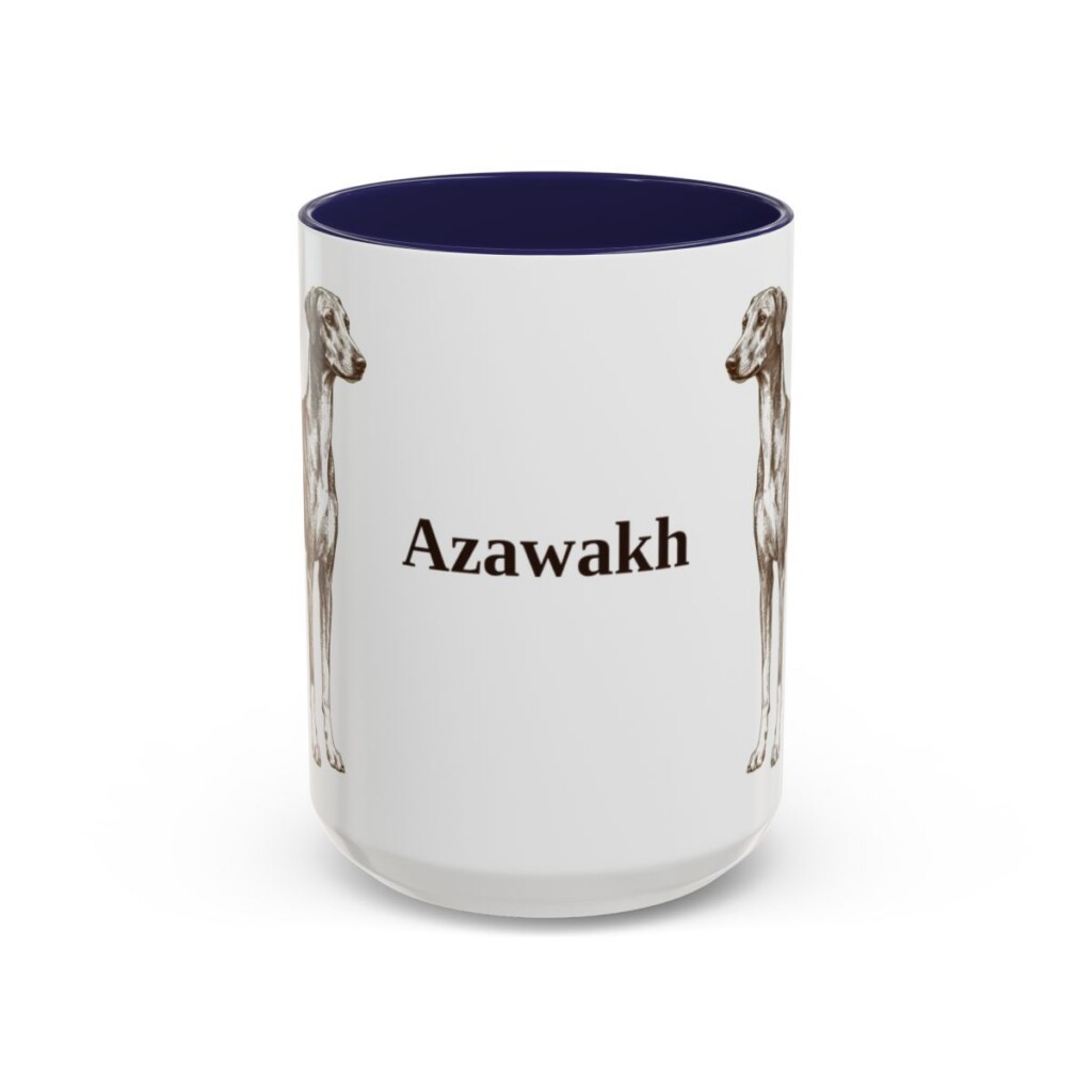15oz-azawakh-mug-navy 15oz Azawakh Mug, Navy, front view