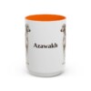 15oz-azawakh-mug-orange 15oz Azawakh Mug, Orange, front view