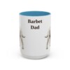 15oz Barbet Dog Dad Mug, Light Blue, front view