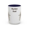 15oz Barbet Dog Dad Mug, Navy, front view