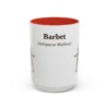 15oz Barbet Latin Mug, Red, front view
