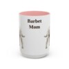 15oz-barbet-mug-mom-pink 15oz Barbet Dog Mom Mug, Pink, front view