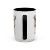 15oz Barbet Mug, Black, back view