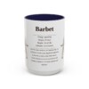 15oz Barbet Mug, Navy, front view