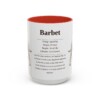 15oz Barbet Mug, Red, front view