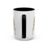 15oz Basenji Dog Dad Mug, Black, back view