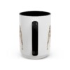 15oz Basenji Latin Mug, Black, back view