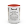 15oz basenji mug, Red