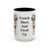 15oz Funny Basset Fauve de Bretagne Mug, Black, front view